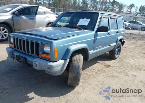 1999 Jeep Cherokee Classic/Sport из США, поврежденный, VIN 1J4FF68S3XL606297